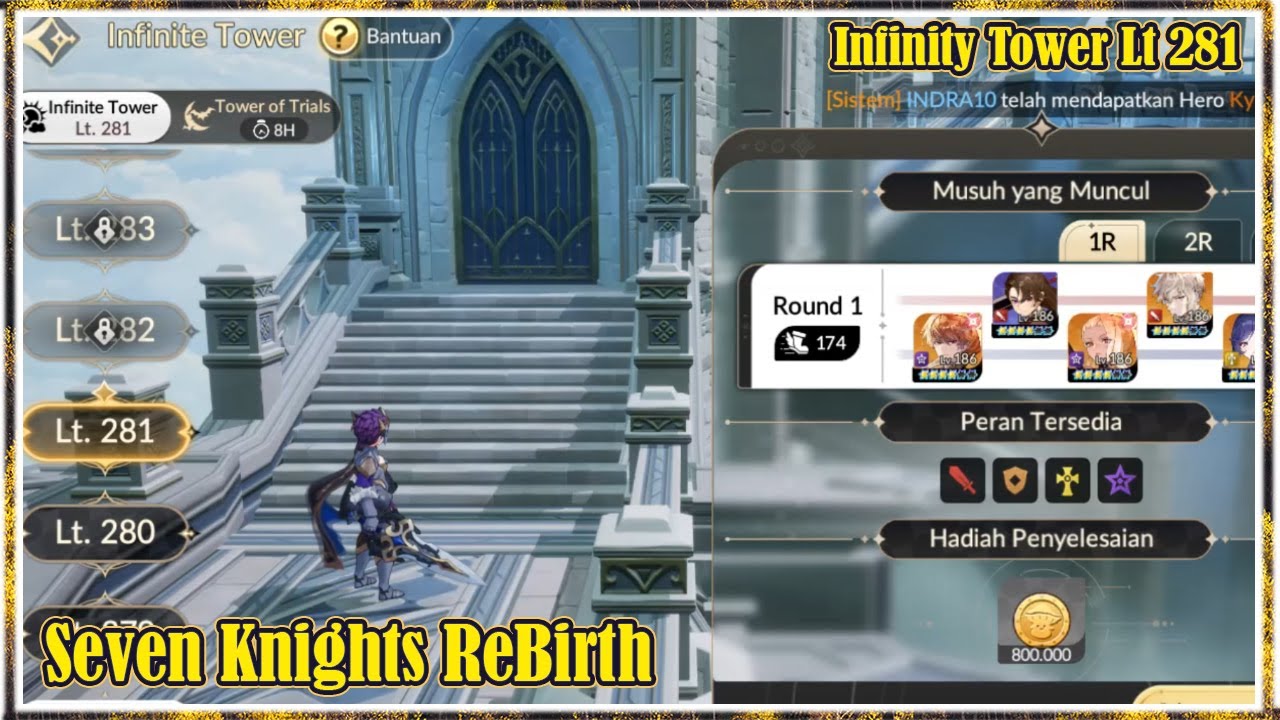 Infinity Tower Lt 281 Seven Knights Rebirth