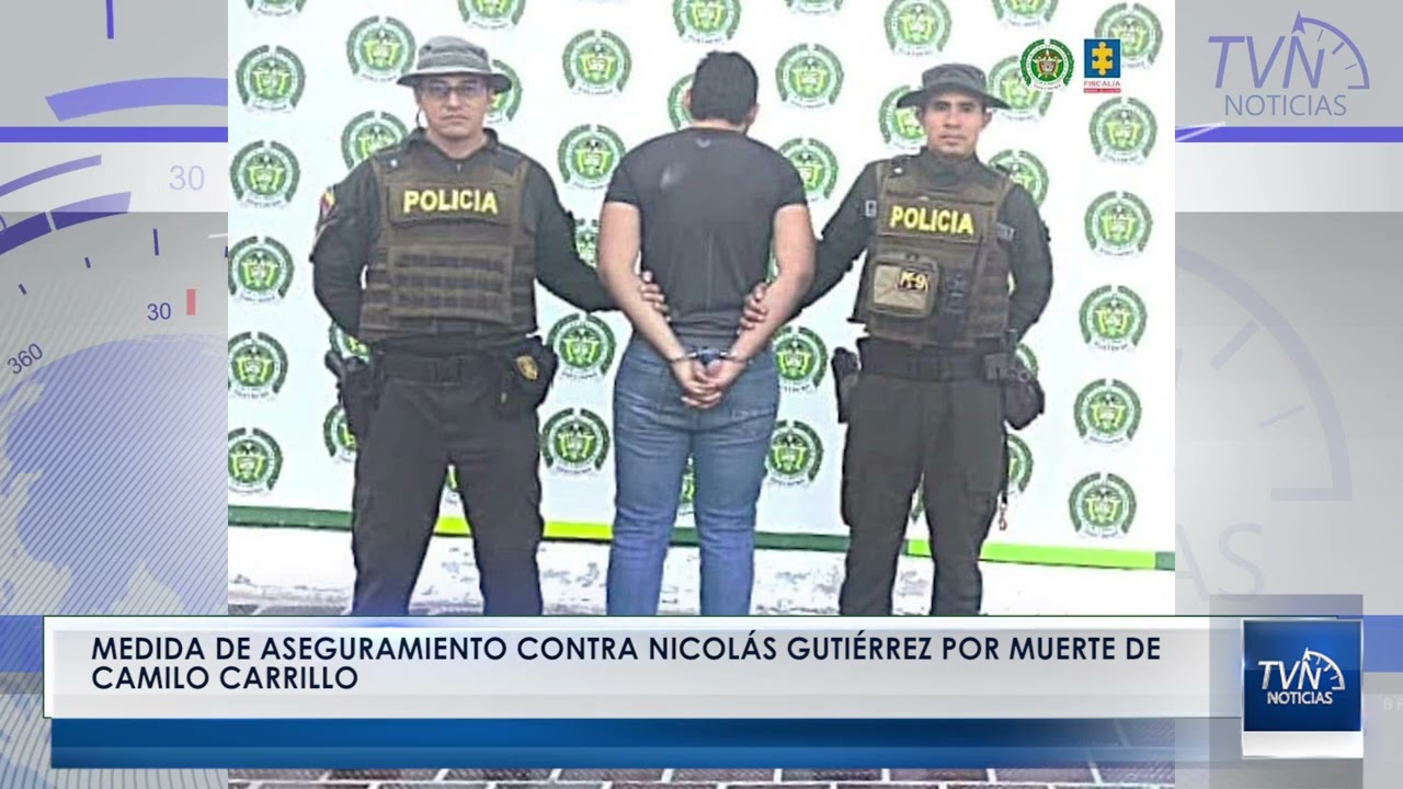 Medida de aseguramiento contra Nicolás Gutiérrez por muerte de Camilo Carrillo