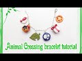 Animal Crossing: New Leaf polymer clay charm bracelet tutorial / timelapse