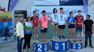 La selección de Sevilla se proclama campeona de Andalucía de Escalada en Edad Escolar