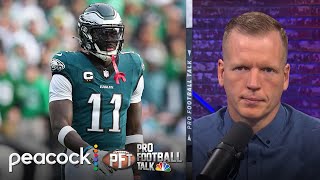 Eagles' AJ Brown, Jalen Hurts say their relationship is 'good' | Pro Football Talk | NFL on NBC
