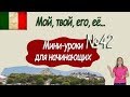 Итальянский для начинающих.  Мини урок 42. Притяжательные местоимения.