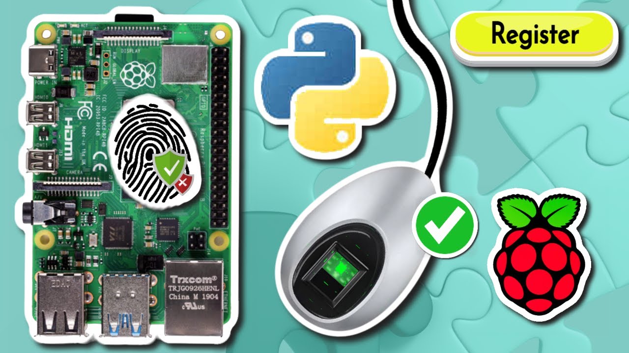 Raspberry Pi ARATEK A600 Python Biometric DEMO - PART 1 for Fingerprint Registration