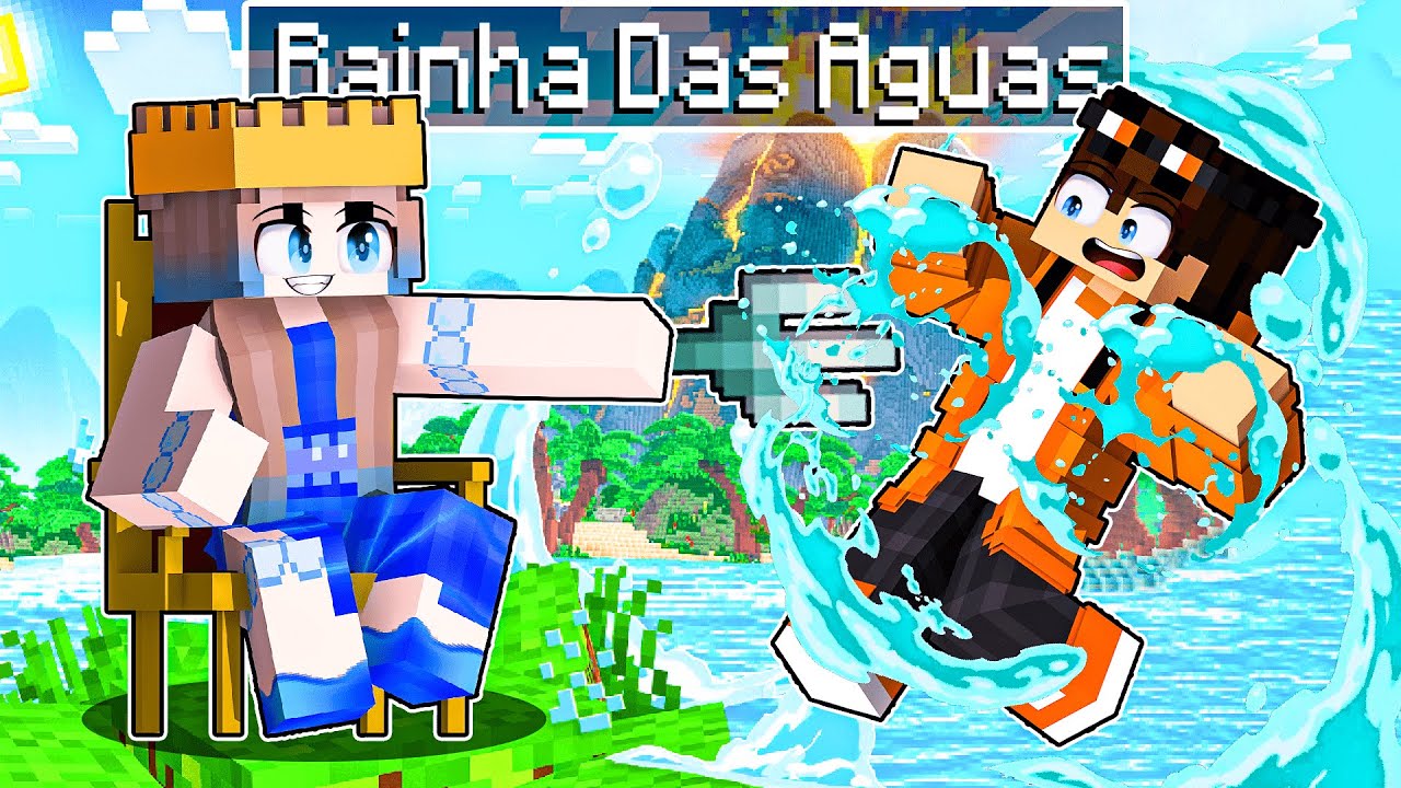 A RAINHA DE ÁGUA está APAIXONADA no STHAN no Minecraft!