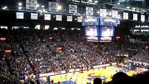 KU/Mizzou 2-25-12 Rock Chalk Chant