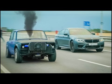 Видео: ПАЦАН на ВАЗ 2107 500 л.с. поспорил с BMW M5 , AUDI RS и TESLA