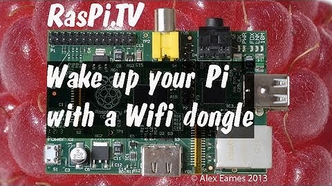 Wake up your Raspberry Pi with a WiFi dongle