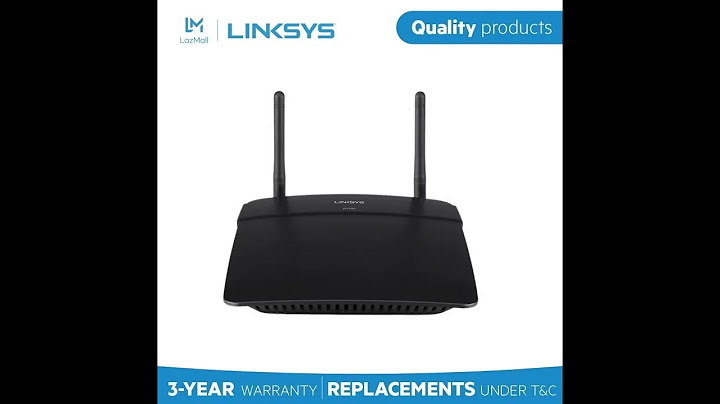 Hướng dẫn config cổng wan của linksys è750