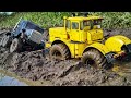 СЛОМАЛИ Кировец К-700! ... Американский грузовик Peterbilt 6х6 оказался надежней. RC OFFroad 4x4