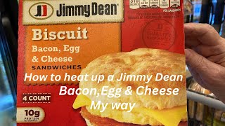 Jimmy Dean Bacon,Egg & Cheese Biscuit