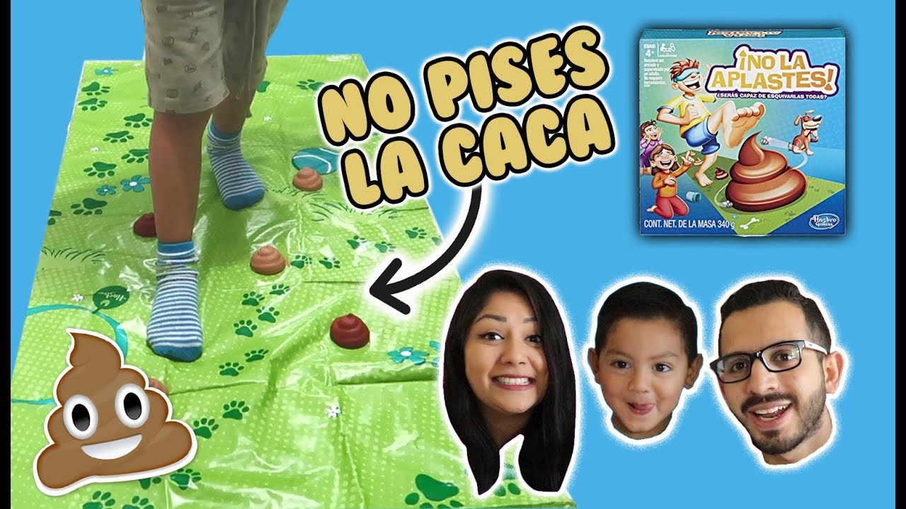 barajar biografía esconder No Pises la Caca | Juego de Mesa Caca Chaf - No la Aplastes | Family Juega  - YouTube