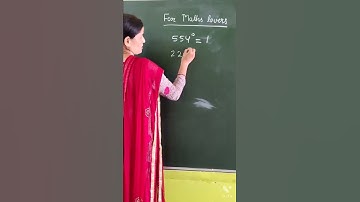 when zero is power of any number #shorts #mathematics #1