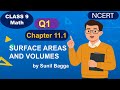 Q1 Ex 11.1 Class 9 Maths | Surface Areas and Volumes | Complete NCERT Explanation.