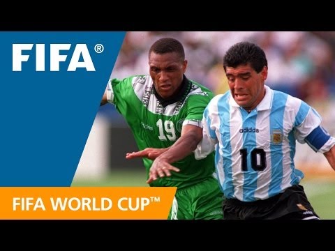 Argentina 2-1 Nigeria | 1994 World Cup | Match Highlights