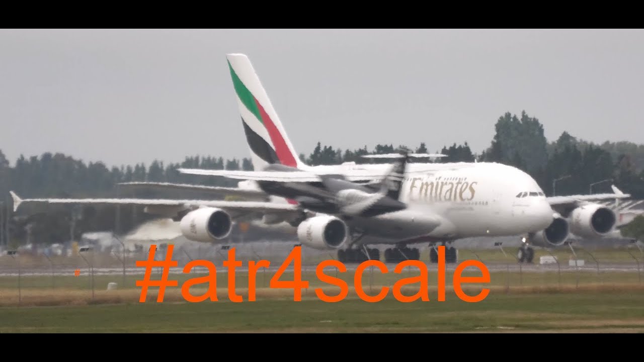 Emirates EK412 an A380 a daily service from Dubai via Sydney - Christchurch New Zealand Jan 8th 2026