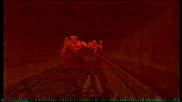 N64. DOOM 64 (part 2 of 3) VHS Recording. hardest difficulty.