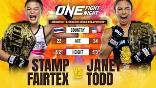 She Dethroned Stamp Fairtex 🤯🔥 Crazy Kickboxing Showdown