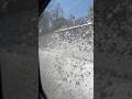 SL3 Bus Slushie snow splashing near Eastern Ave