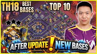 AFTER UPDATE !  TOP 10 TH18 BASE ! BEST TH18 LEGEND BASES WITH LINK ! ANTI 2 STAR TH18 WAR BASE screenshot 3
