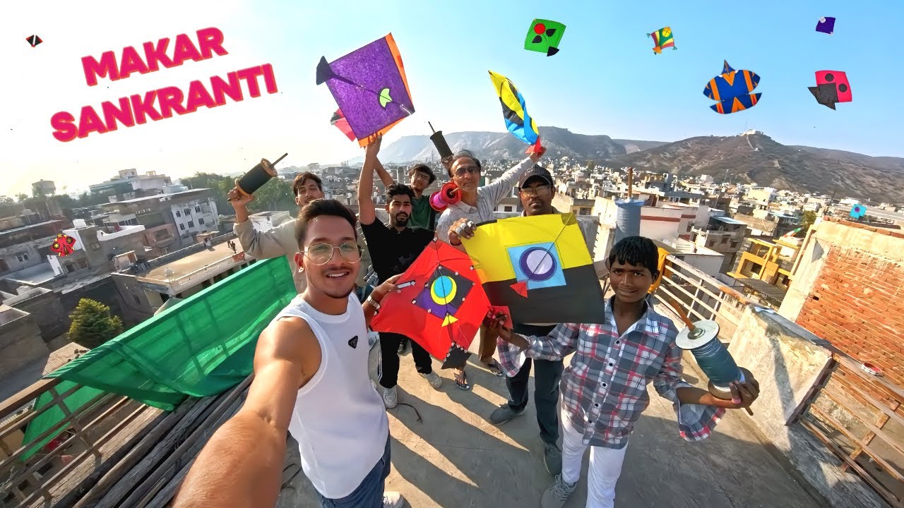 KITE FIGHTING ON MAKAR SANKRANTI 🪁 2026 #kitefestival 