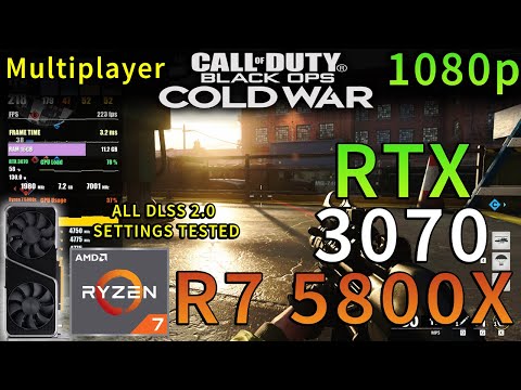 Call Of Duty: Black Ops Cold War | RTX 3070 | Ryzen 7 5800X | Ultra U0026 Low Settings | DLSS | 1080p