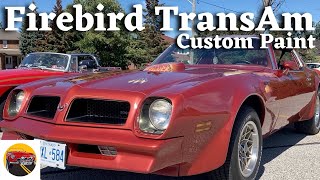 1976 Pontiac Firebird Trans Am – With Custom Paint!