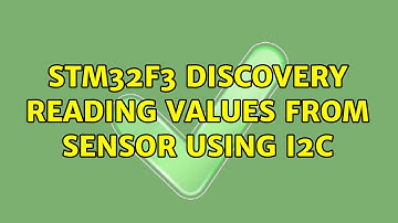 STM32F3 Discovery reading values from sensor using I2C