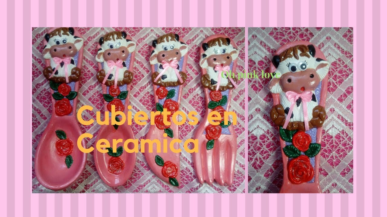♥Cubiertos en cerámica♥