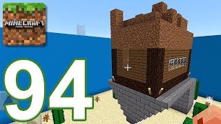 Minecraft: PE - Gameplay Walkthrough Part 94 - Find The Button: Houses Edition (iOS, Android) screenshot 1