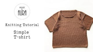 Knitting Tutorial / Knitted T-Shirt
