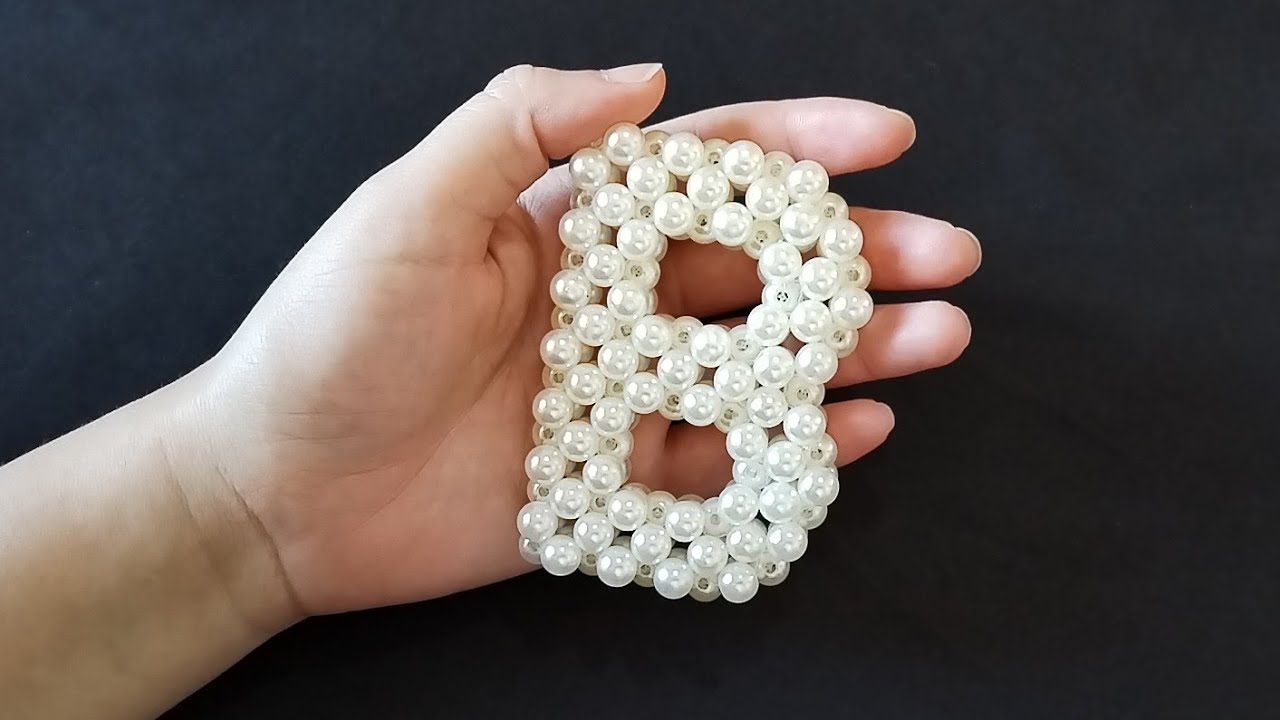 سلسلة الحروف: طريقة عمل حرف B من الخرز