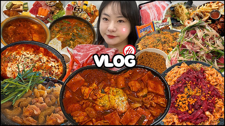 Mukbang Vlog? Daily Vlog!! Mukbang of Doojjim Spam Budae Jjimdak, Yukhoe Kalbim Noodles, Haidilao...