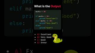 Python If Else Challenge 🔥 | Predict the Output in Python 🐍 #Shorts