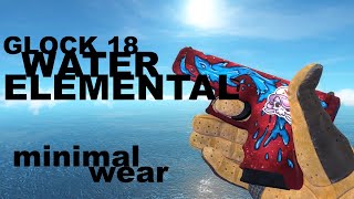 Glock-18 | Water Elemental (minimal wear) Showcase