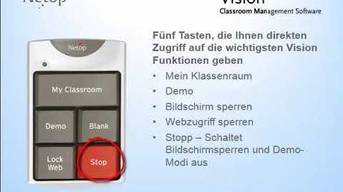 Verwendung der 5-Tasten-Steuerung Vision TeachPad