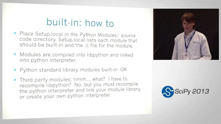 Import without a filesystem, SciPy 2013 Presentation