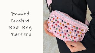 Beaded Crochet Bum Bag Pattern