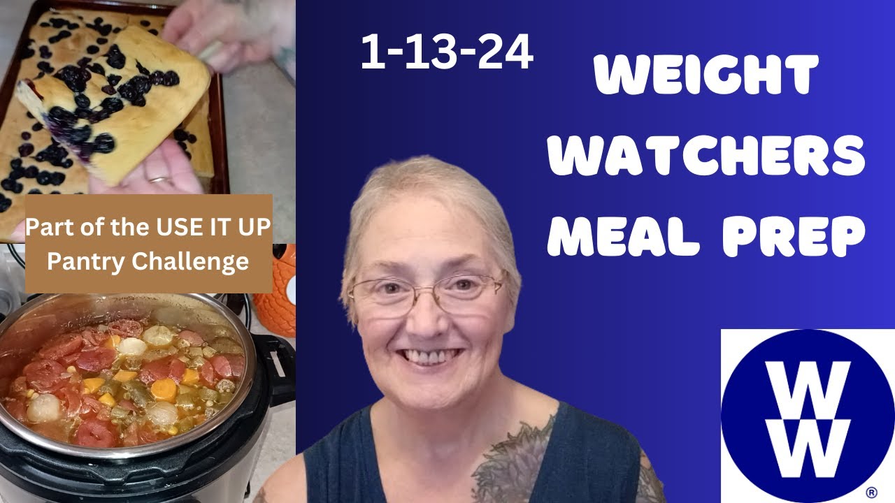 WEIGHT WATCHERS Meal Prep and USE IT UP Pantry Challenge YouTube