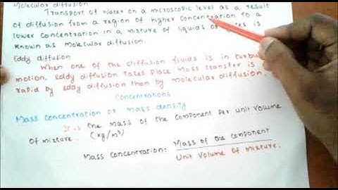 Introduction to mass transfer