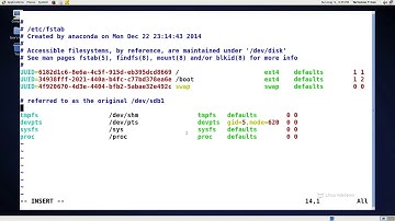 Configure Systems to Mount File Systems at or During Boot