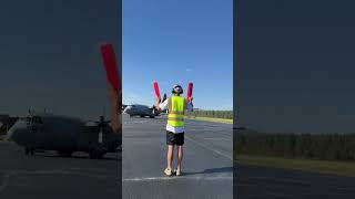 marshalling the big boys! Good job Hayden and Douglas