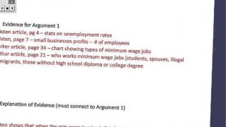 RECORDING Organizing Ideas in an Outline screenshot 3