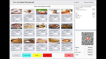 Tugas Besar Praktikum Algoritma Pemrograman Komputer 2: Sistem Manajemen Kasir Restaurant