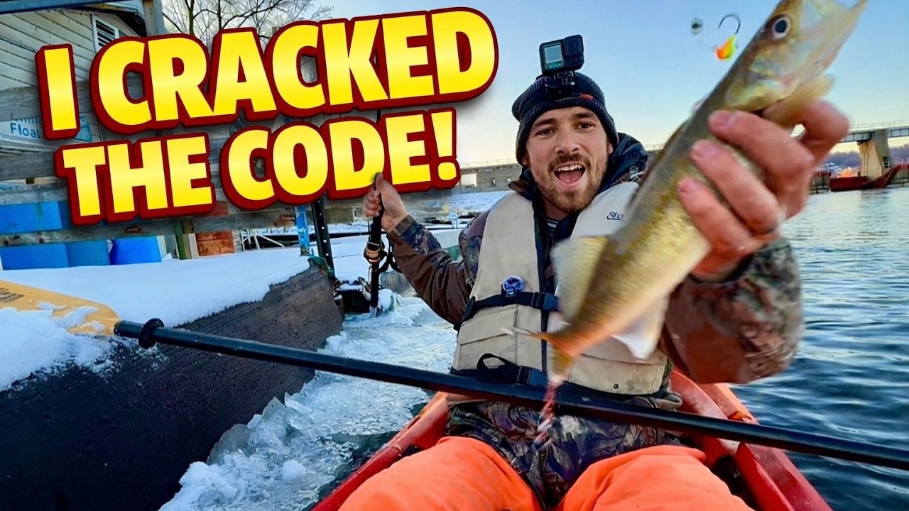 Я опробовал новую тактику ловли судака во время схода льда… и она сработала.
