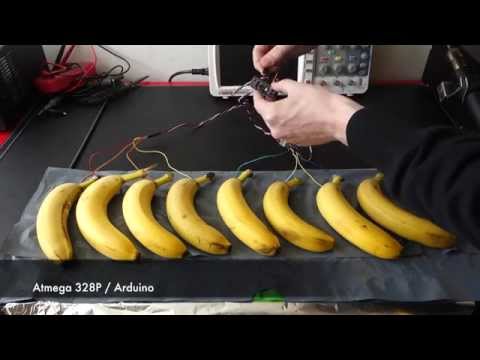 Capacitive Touch Banana Piano using Clojure / Overtone