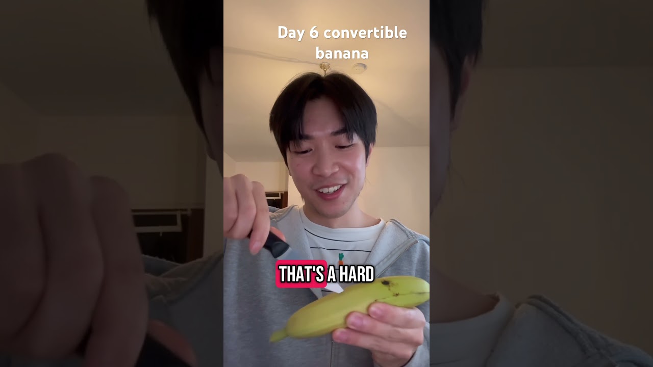 Feel awkward eating bananas? Try this. Day 6/30 forcing myself to speak here in public.