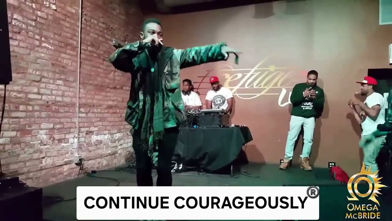 Omega McBride performs an original melody