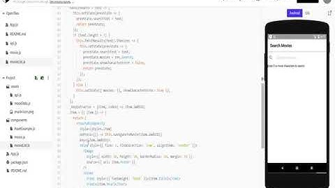 CS50m react native movie app!