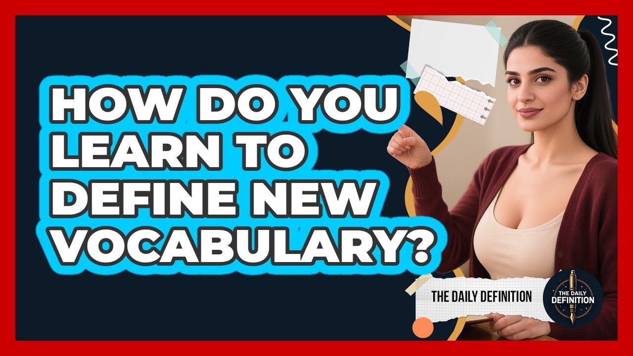 How Do You Learn To Define New Vocabulary?