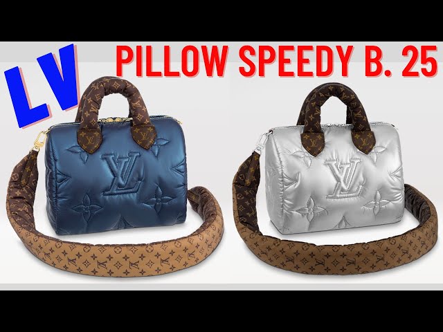 Louis Vuitton LV Speedy 25 pillow blue shoulder bag Synthetic ref.784317 -  Joli Closet